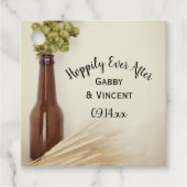 Étiquettes Cadeau Blé de houblon séché Heureusement Jamais après Mar (Devant)