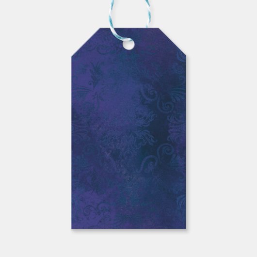 Étiquettes-cadeau bleu (Devant)