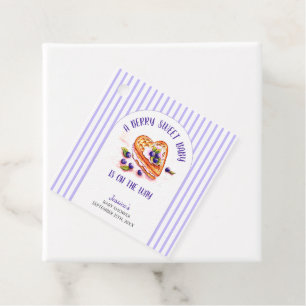 Étiquettes Cadeau Bleu Berry Sweet Fall Baby shower