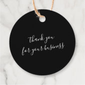 Étiquettes Cadeau Bleu Bois fantaisie Script fait maison avec amour  (Dos)