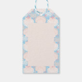 Étiquettes-cadeau Bleu de Noël côtier (Dos)