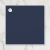 Étiquettes Cadeau Bleu marine (Devant)