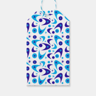 Étiquettes-cadeau Bleus Boomerangs