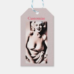 Étiquettes-cadeau Blonde vintage Thunder_Cove