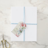 Étiquettes-cadeau Bloom Azure (Avec de laficelle)