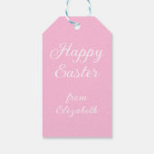 Étiquettes-cadeau Blue and White Chinoiserie With Rabbit Topiary (Dos)