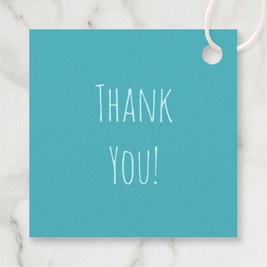 Étiquettes Cadeau Blue Cute Monkey Baby Boy Faire-part (Dos)