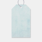 Étiquettes-cadeau Blue Dreamcatcher Design Boho élégant Anniversaire (Dos)