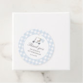 Étiquettes Cadeau Blue En vichy Golf Anniversaire (En situation)