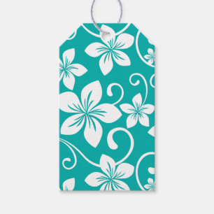 ÉTIQUETTES-CADEAU BLUE HAWAII (TURQUOISE)