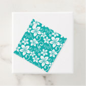 ÉTIQUETTES CADEAU BLUE HAWAII (TURQUOISE) (En situation)