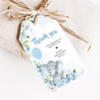 Blue Little Peanut Elephant Baby shower Favoriser 
