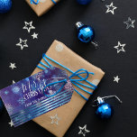 Étiquettes-cadeau Blue Winter Wonderland Avec Lumières Et Particules<br><div class="desc">Belle et personnalisée marque cadeau de Noël avec le bleu hiver des merveilles avec des flocons de neige, des lumières Bokeh et des particules. Le texte est entièrement personnalisable. Pour le modifier, utilisez l'option Personnaliser. Pour d'autres modifications, telles que les modifications apportées à la police, à la couleur de police...</div>