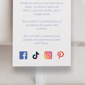 Étiquettes-cadeau Blue & Yellow Original Buttons Star Handmade Love