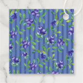 Étiquettes Cadeau Blueberries Berry Baby shower doux (Dos)