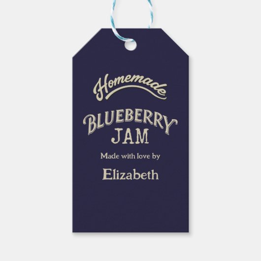 Étiquettes-cadeau Blueberry Jam (Devant)
