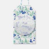 Étiquettes-cadeau Blueberry Midsummer Rustic Berry Mariage (Devant)