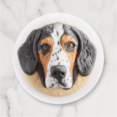 Étiquettes Cadeau Bluetick Coonhound Dog 3D inspiré (Dos)
