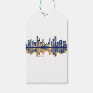 Étiquettes-cadeau Bogota Skyline