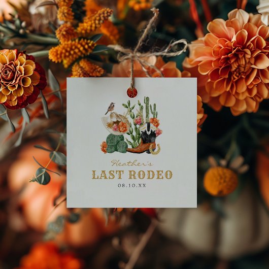 Étiquettes Cadeau Bohème occidental