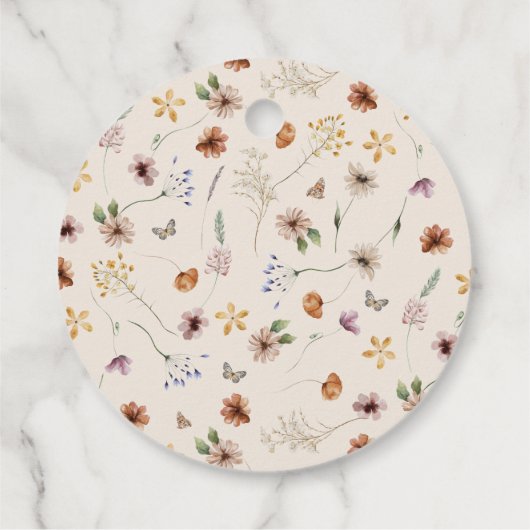 Étiquettes Cadeau Boho (Dos)