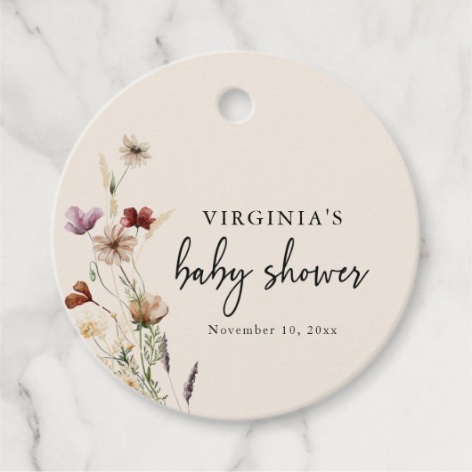 Étiquettes Cadeau Boho (Devant)