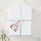 Étiquettes-cadeau Boho Arch Berry Sweet Wild Strawberry merci (Avec de laficelle)