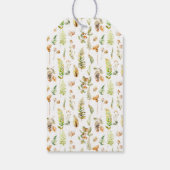 Étiquettes-cadeau Boho Automne Thème Mariage de automne Merci (Dos)