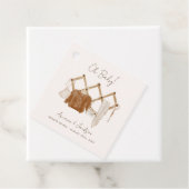 Étiquettes Cadeau Boho Baby douche neutre (En situation)