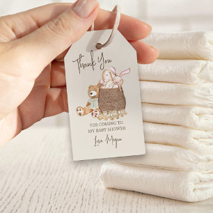 Étiquettes-cadeau Boho Baby Nursery thème Merci