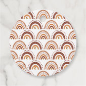 Étiquettes Cadeau Boho Bear Rainbow Neutral Baby Shower (Dos)