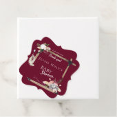 Étiquettes Cadeau Boho Beau Merci de Baby shower (En situation)