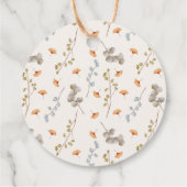 Étiquettes Cadeau Boho bébé vêtements doux bébé garçon baby shower (Dos)