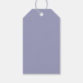 Étiquettes-cadeau Boho bleu et pourpre | Baby shower arc-en-ciel (Dos)