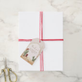 Étiquettes-cadeau Boho Cactus Arch Desert Cowboy Baby shower Merci (Avec de la ficelle)