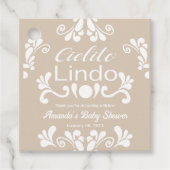 Étiquettes Cadeau Boho Cielito Lindo Baby shower mexicain (Devant)