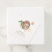 Étiquettes Cadeau Boho Cosy Teddy Bear Sleep Baby shower (En situation)