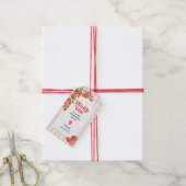 Étiquettes-cadeau Boho fraise Berry Premier anniversaire Merci (Avec de la ficelle)