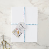 Étiquettes-cadeau Boho Honey Bee Baby Shower (Avec de laficelle)