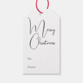 Étiquettes-cadeau Boho moderne Joyeux Noël à et de (Devant)