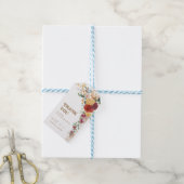 Étiquettes-cadeau Boho Pampas Moderne Fleur de Herbe Vert Faveur (Avec de laficelle)