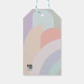 Étiquettes-cadeau Boho Pastel Rainbow (Dos)