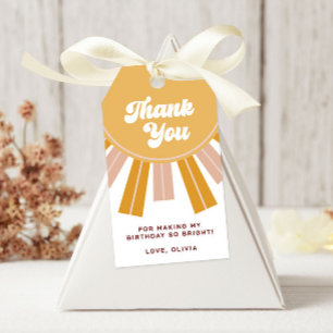 Étiquettes-cadeau Boho Premier voyage autour du soleil Premier anniv