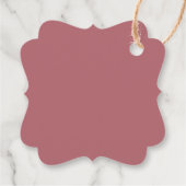 Étiquettes Cadeau Boho Rainbow Girl Baby shower Merci (Dos)