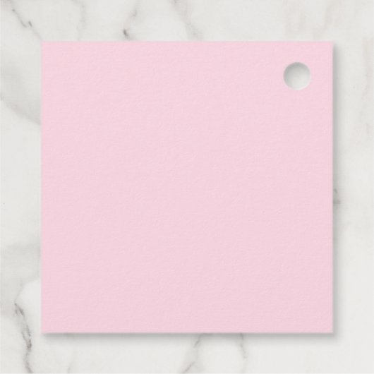 Étiquettes Cadeau Boho Rose lavande bleu fleur merci mariage (Dos)