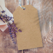 Étiquettes-cadeau Boho rustique Kraft simple et élégant