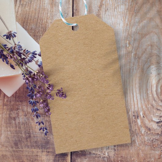 Étiquettes-cadeau Boho rustique Kraft simple et élégant