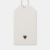 Étiquettes-cadeau Boho Teddy Bear Air Balloon Sky Baby shower (Dos)