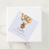 Étiquettes Cadeau Boho Teddy Bear Beary Première fête d'anniversaire (En situation)