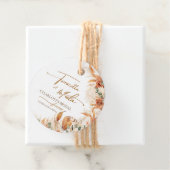 Étiquettes Cadeau Boho Terracotta and Tequila Bridal Shower (En situation)